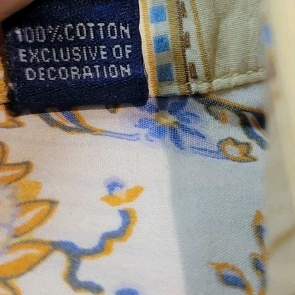 ROBERT GRAHAM MENS YELLOW STRIPED FLIP CUFF LONG SLEEVE BUTTONDOWN SIZE 2XLT - Picture 9 of 10